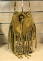 nr 1498 - Musztardowy - skóra naturalna