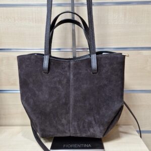 nr 77 - brąz welur worek skóra naturalna