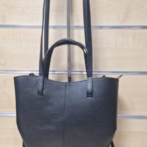 nr 77 - czarny worek skóra naturalna